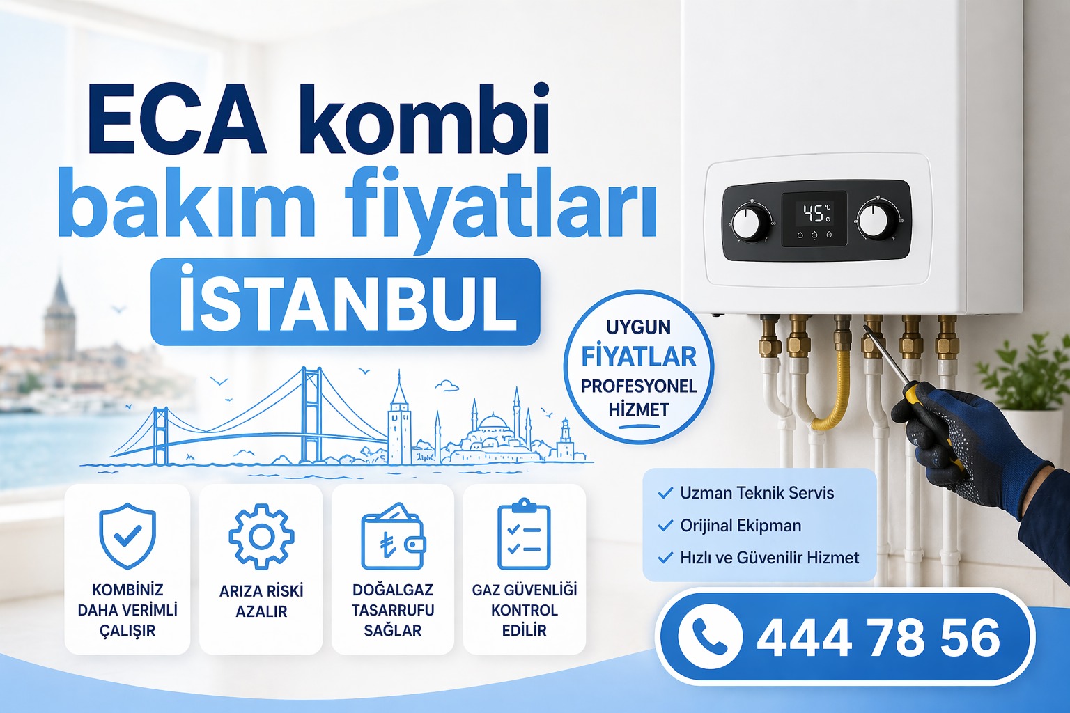 ECA Kombi Bakım Fiyatları İstanbul