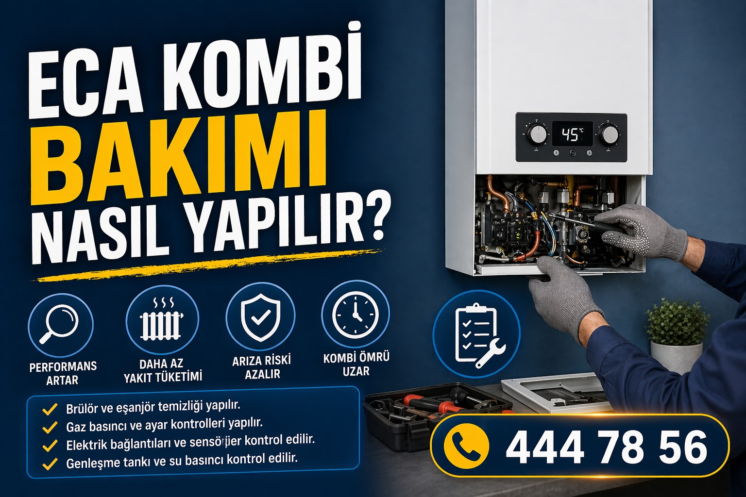 ECA Kombi Bakımı Nasıl Yapılır?