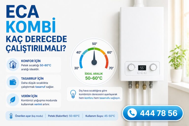 ECA kombi kaç derecede çalıştırılmalı?