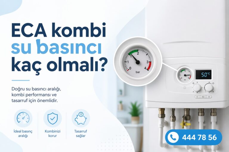 ECA kombi su basıncı kaç olmalı?