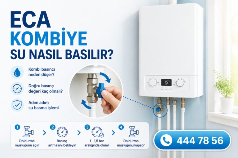 ECA kombiye su nasıl basılır?
