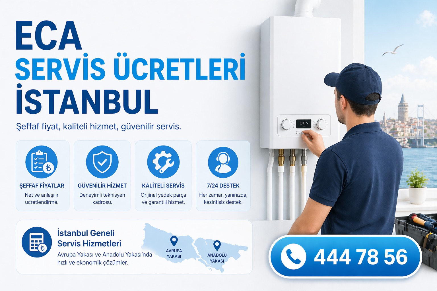 ECA servis ücretleri İstanbul