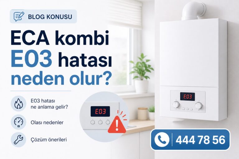 ECA Kombi E03 Hatası Neden Olur?