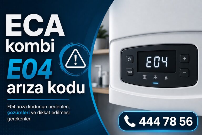 ECA kombi E04 arıza kodu