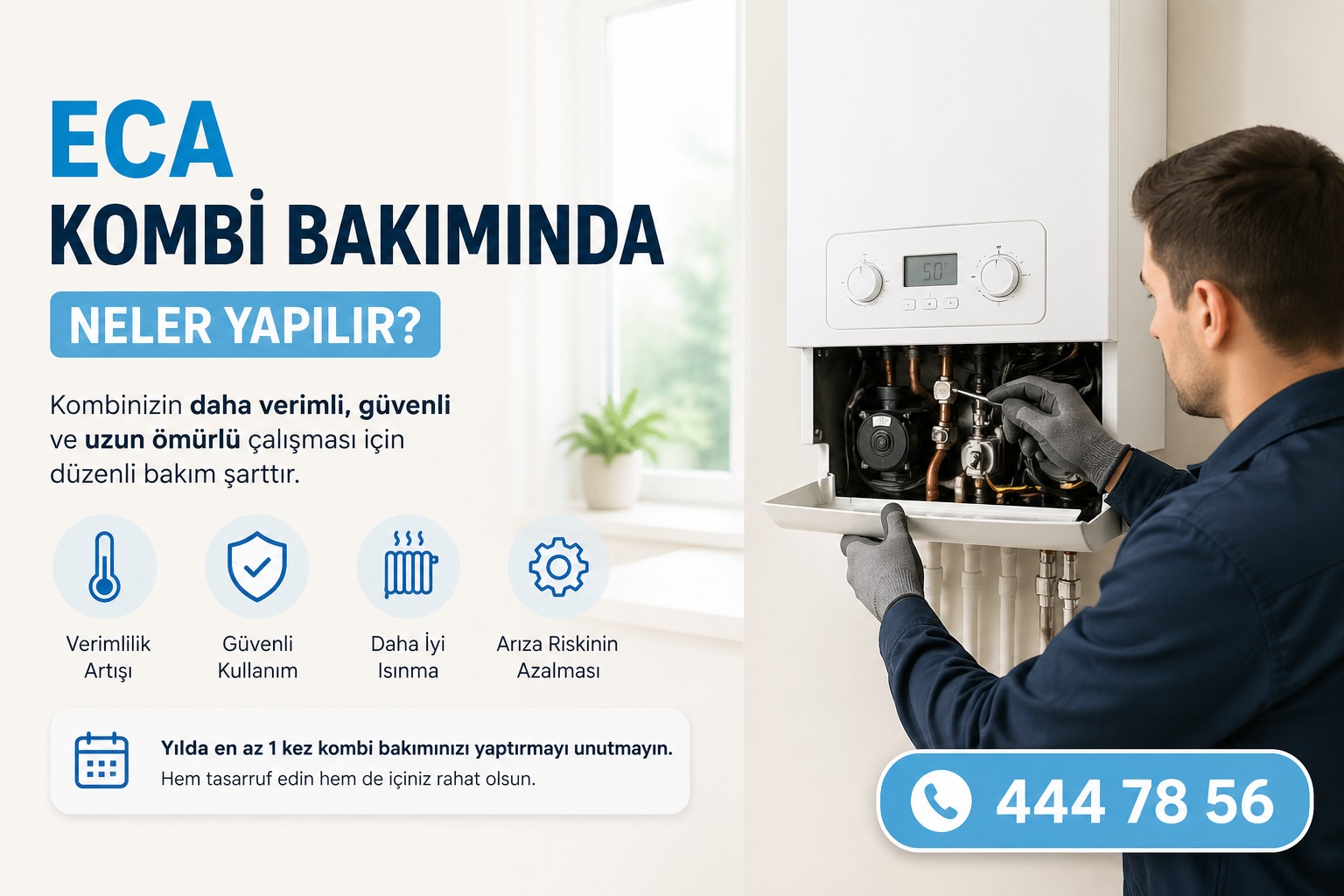 ECA Kombi Bakımında Neler Yapılır?