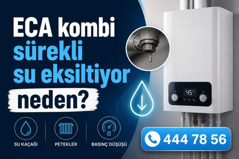 ECA kombi sürekli su eksiltiyor neden?