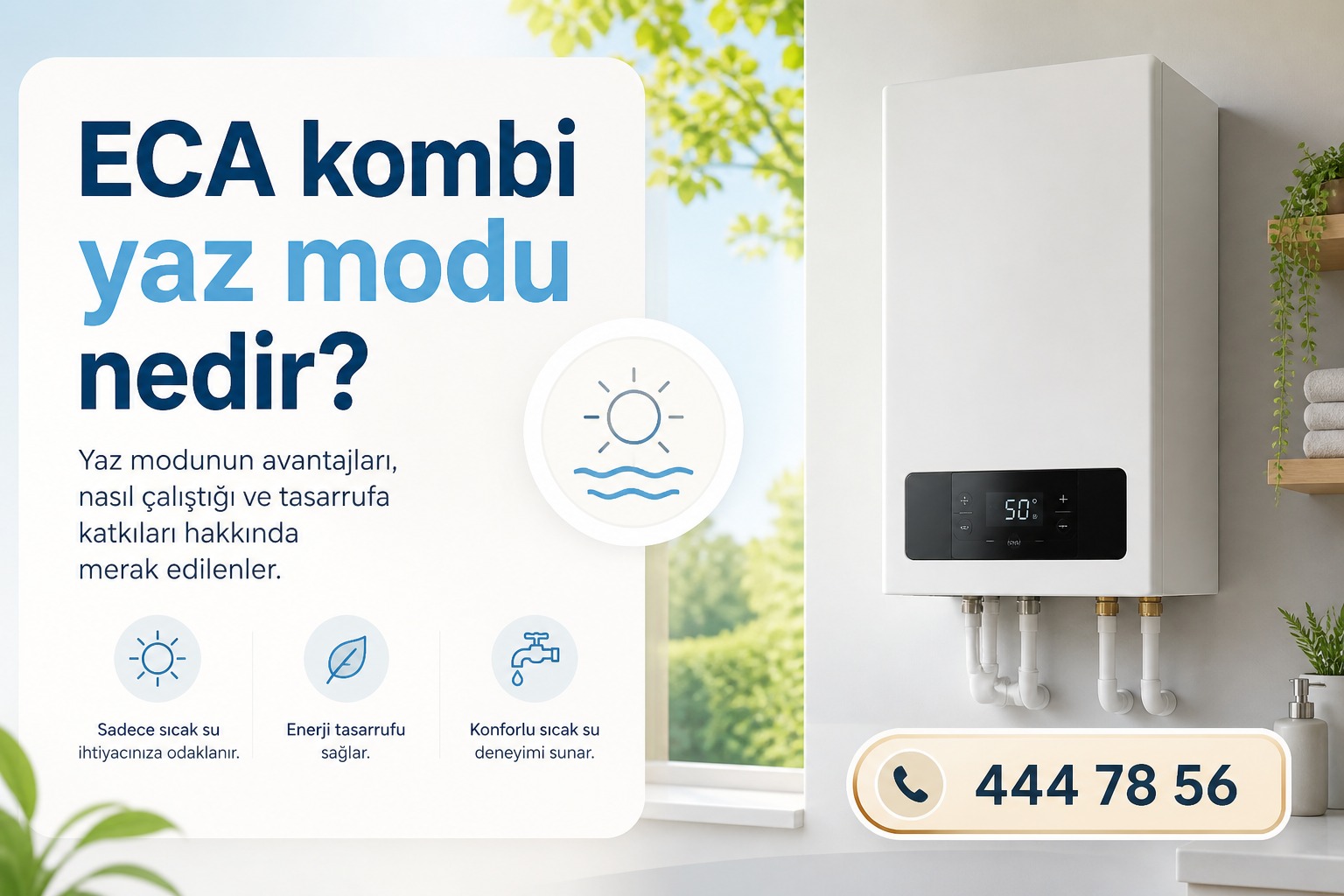 ECA Kombi Yaz Modu Nedir?