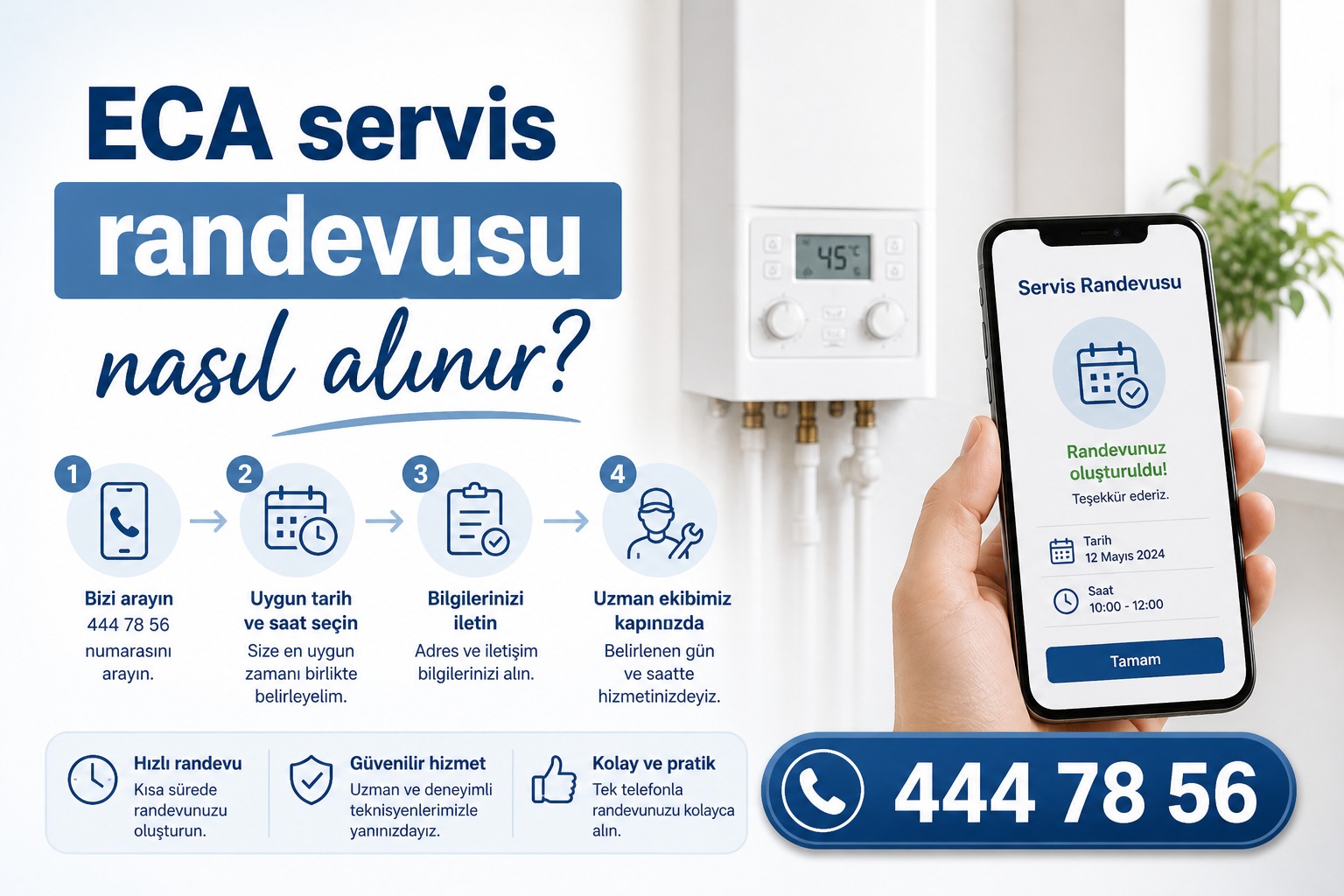 ECA Servis Randevusu Nasıl Alınır?